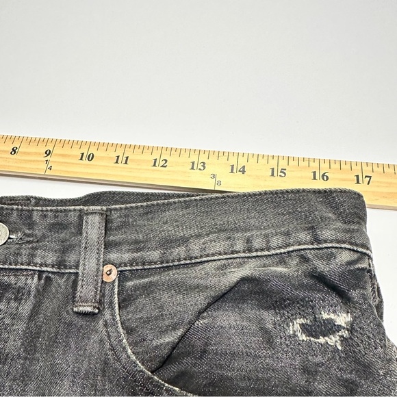 Ralph Lauren Varick Jeans Patch Slim Straight Actual 34X40 embroidery Black - Picture 6 of 15